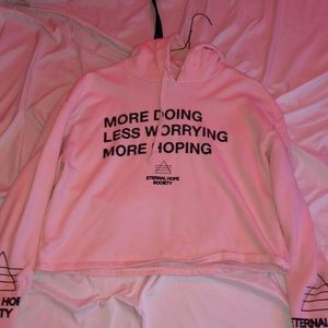 Cropped long sleeve shirt